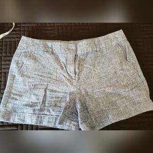 LOFT Blue Chambray Shorts
